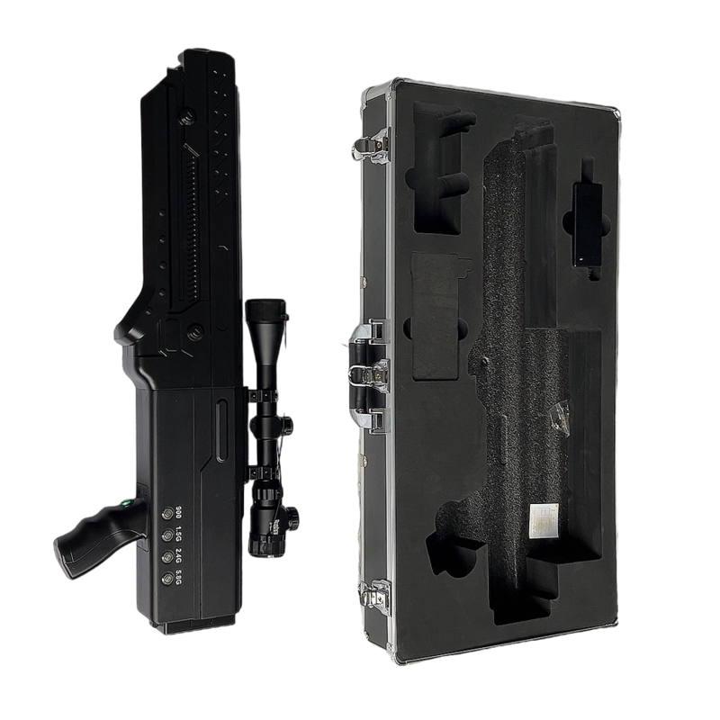  银海手持便携式枪型低空防御反制四通道A型