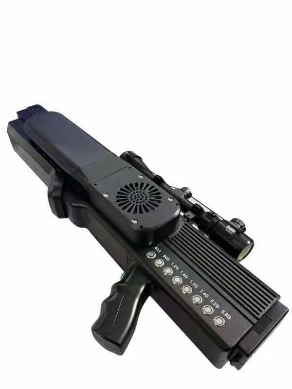  银海手持便携式枪型低空防御反制八通道